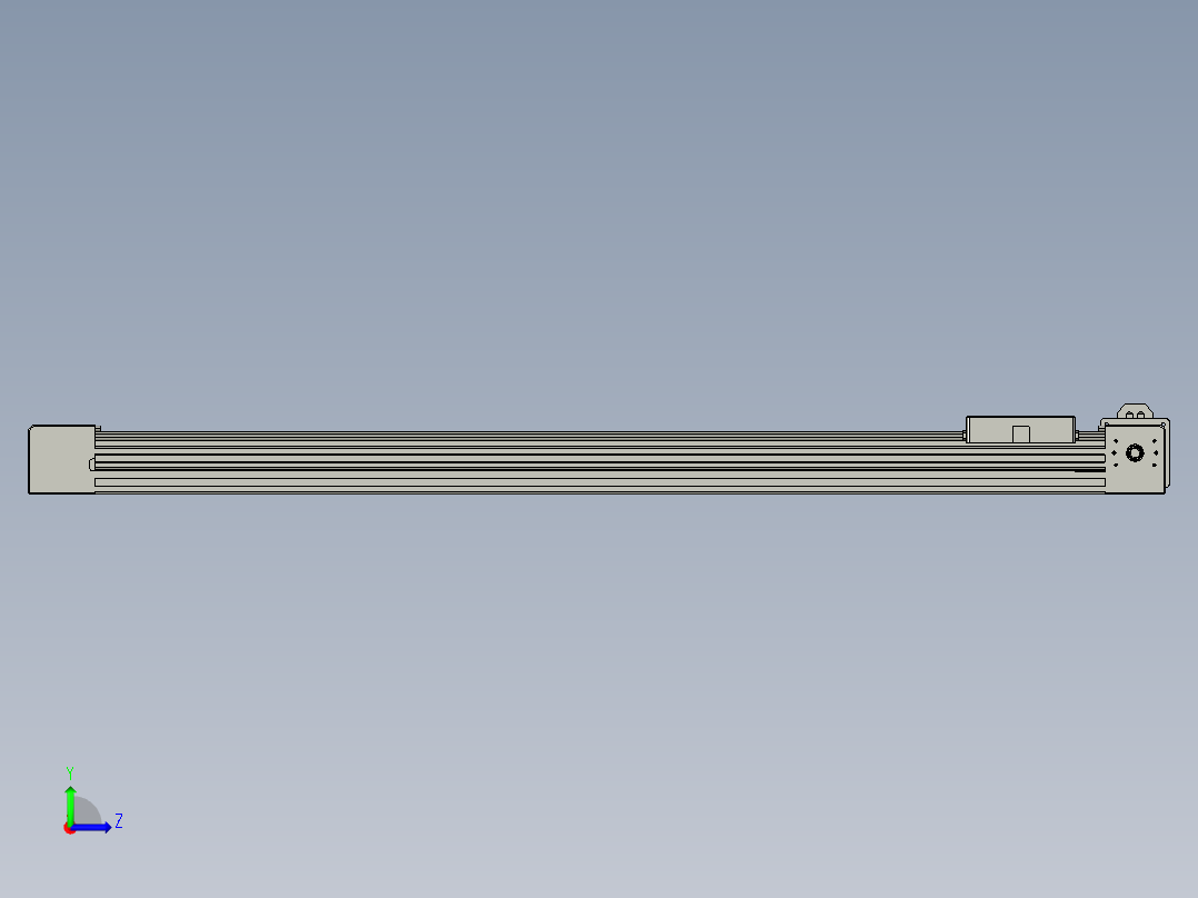 威洛博直线电机模组EB4-L80-S700-L-57-MS3左视图