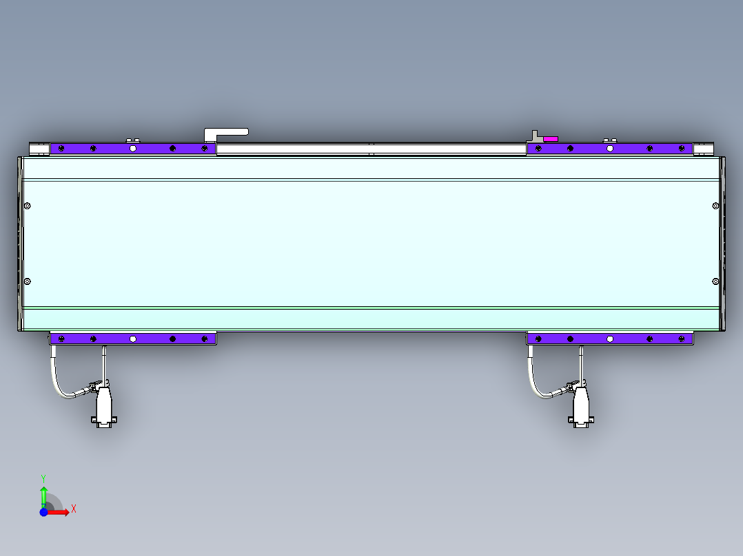 威洛博VL系列直线电机模组-2VL22H3-S350前视图