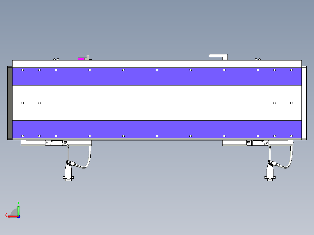 威洛博VL系列直线电机模组-2VL22H3-S350后视图