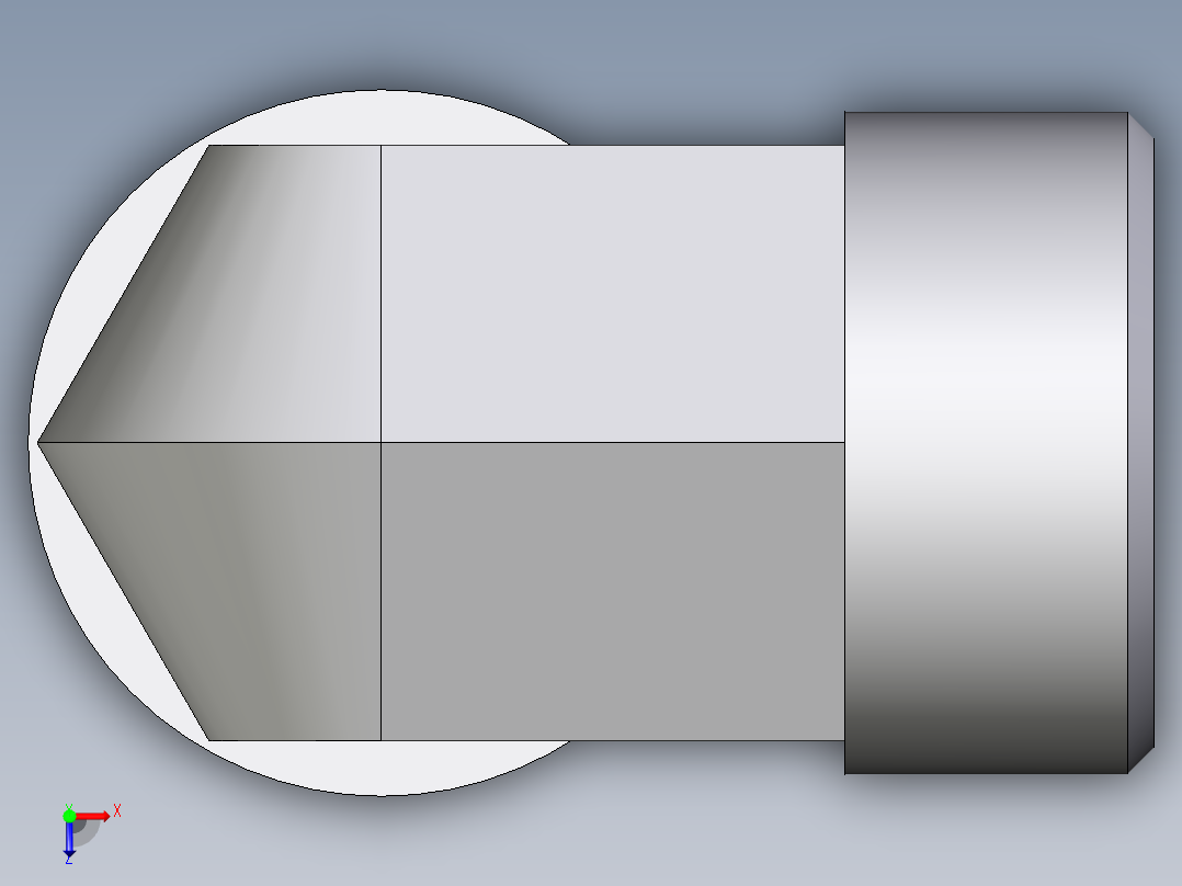 卡套式工业通用硬管接头EO_Male_stud_elbow_WE22LRCFX俯视图