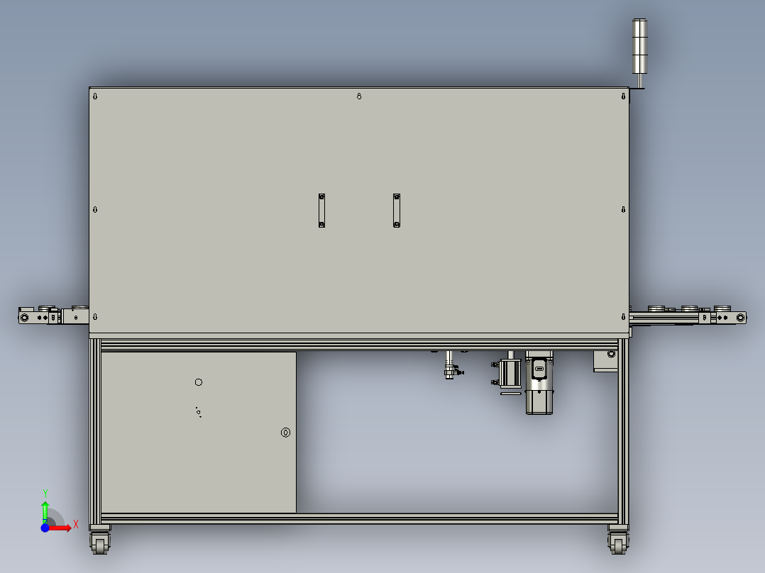 AI组装机检测stp前视图