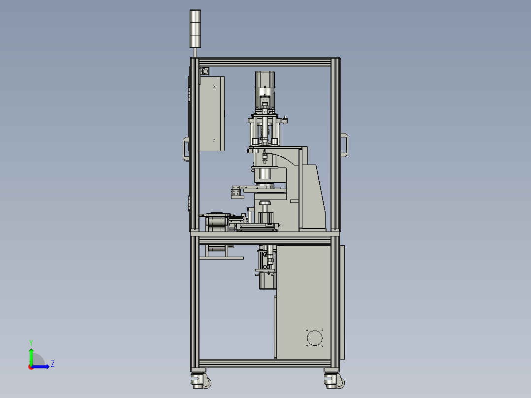 AI组装机检测stp左视图