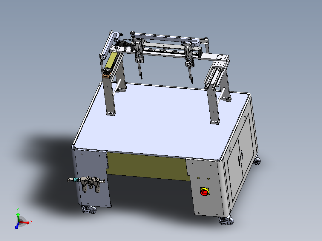 双轴龙门架两轴等距移载机sw18可编辑
