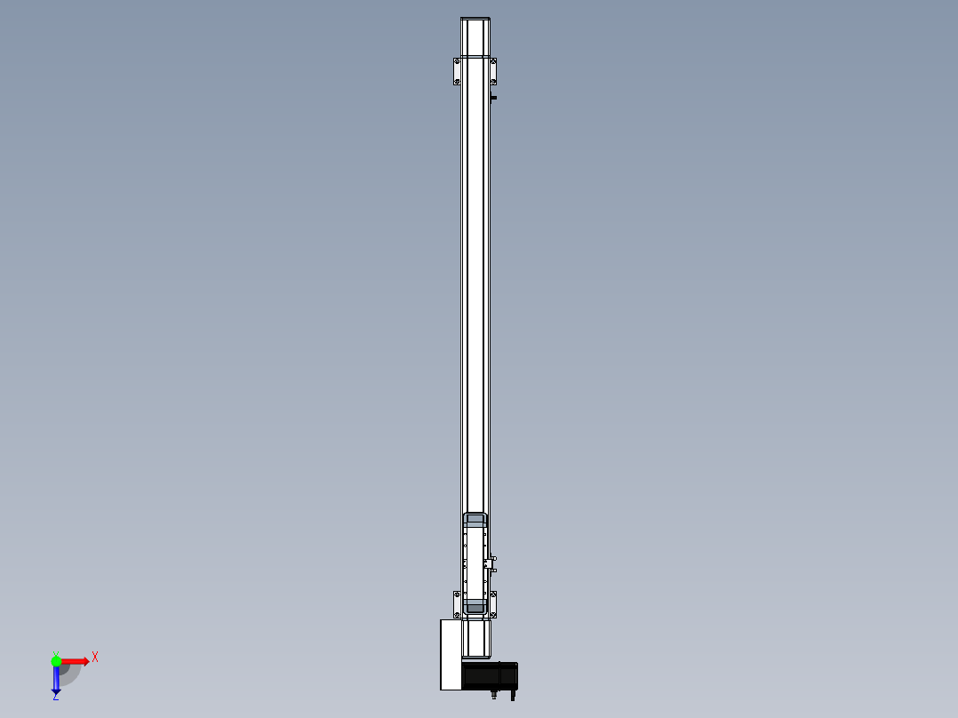 Toyo东佑达直线模组-M65-S-X52-1000-L-M40-C4俯视图