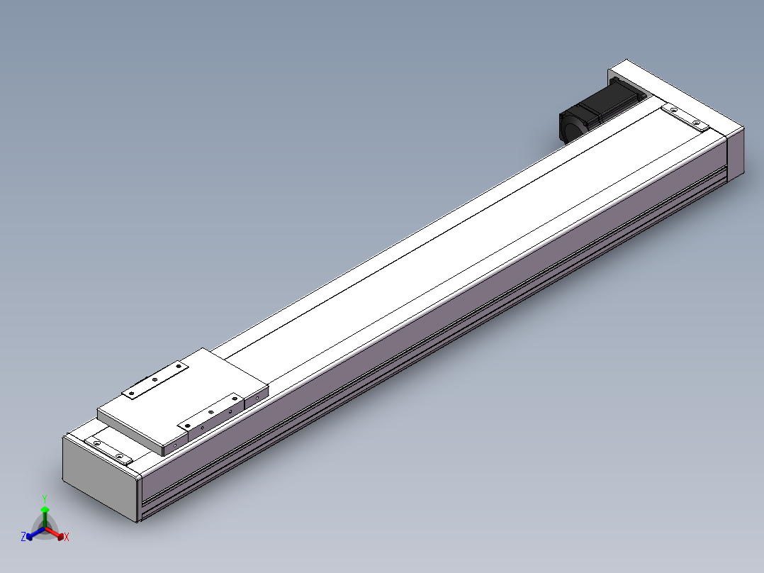 精密模组MC140-L05-750-BL-M200-C4正等轴测图