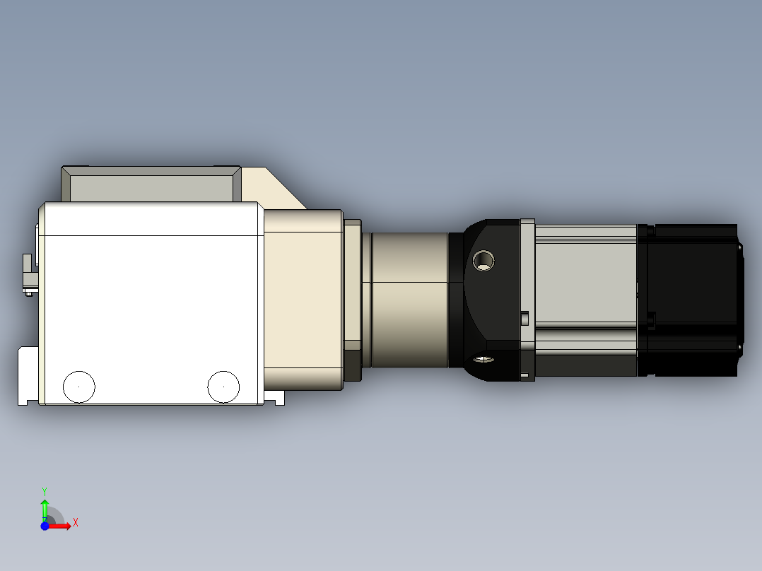 同步带滑台-欧规B8H-L176-S1350-L-ZP40-D3-N5前视图