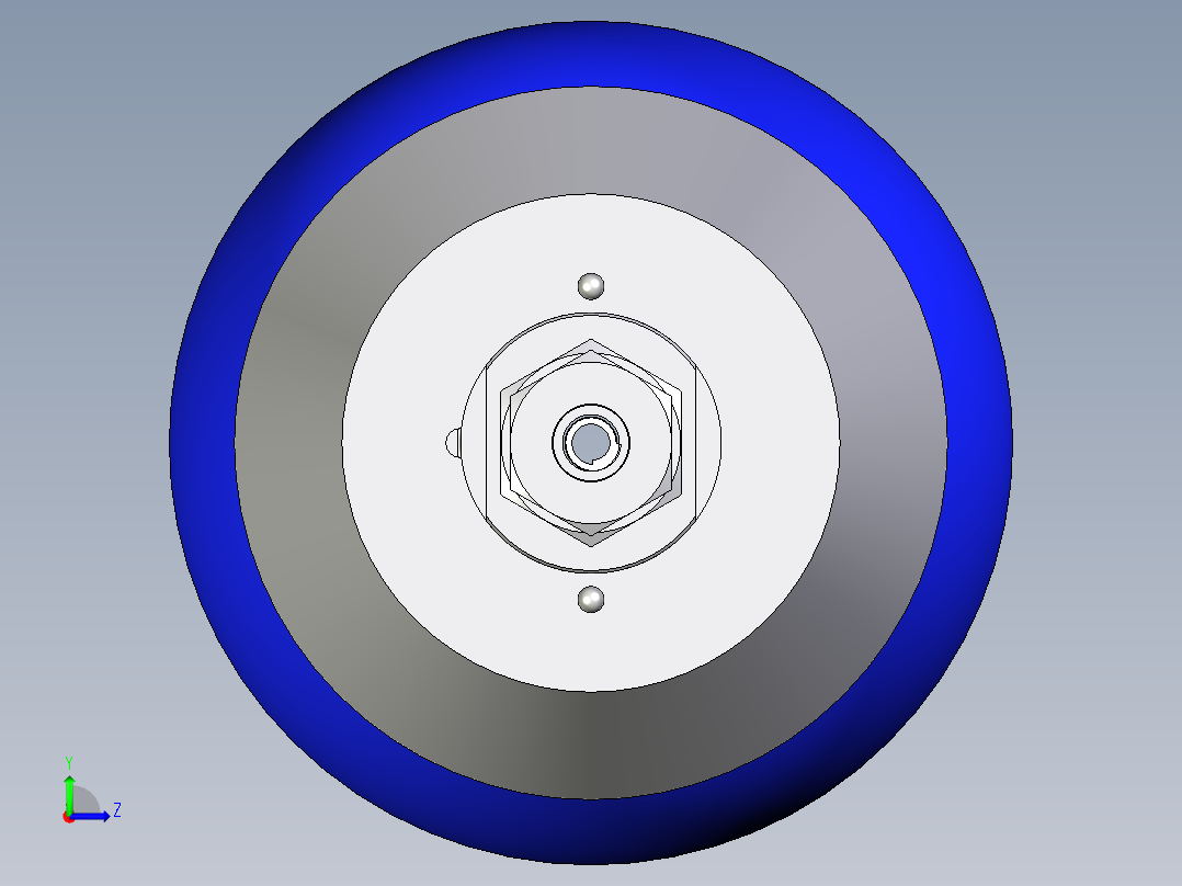 脉动衰减器左视图