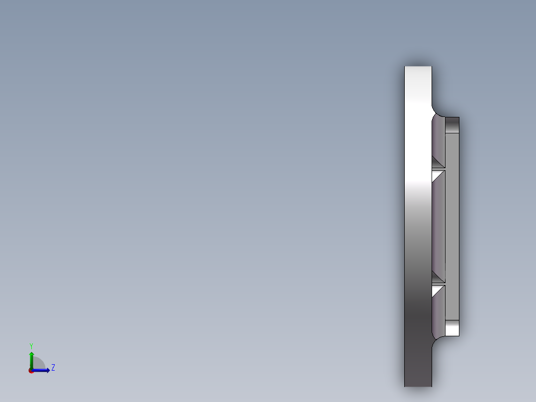 后挡板加工工艺分析左视图