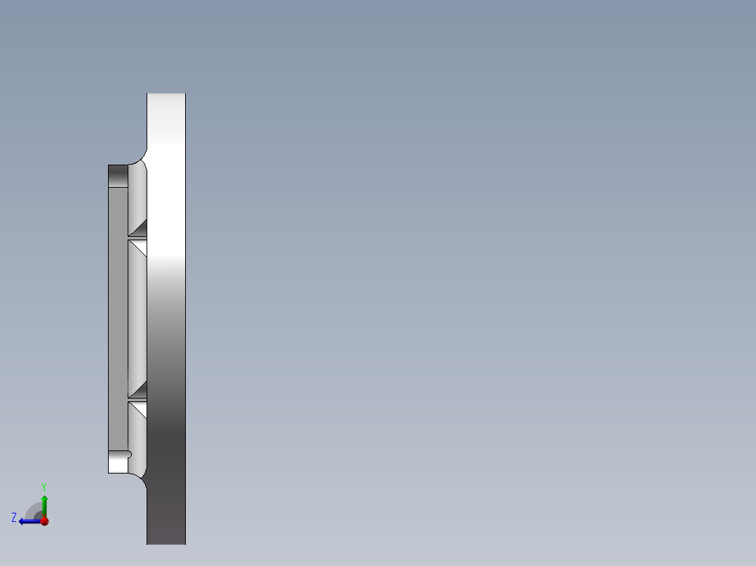后挡板加工工艺分析右视图