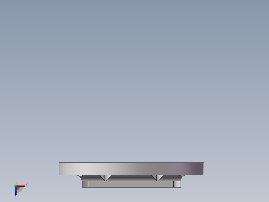 后挡板加工工艺分析俯视图