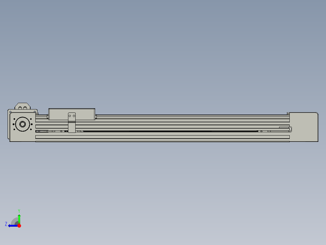 威洛博直线电机模组EB4-L80-S350-R-57-MS3右视图