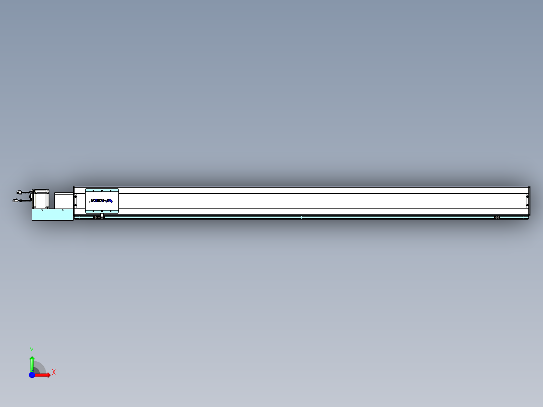 威洛博VBC同步带传动一无尘环境VBC14-L45-S1900-BL-ZP75-C3前视图