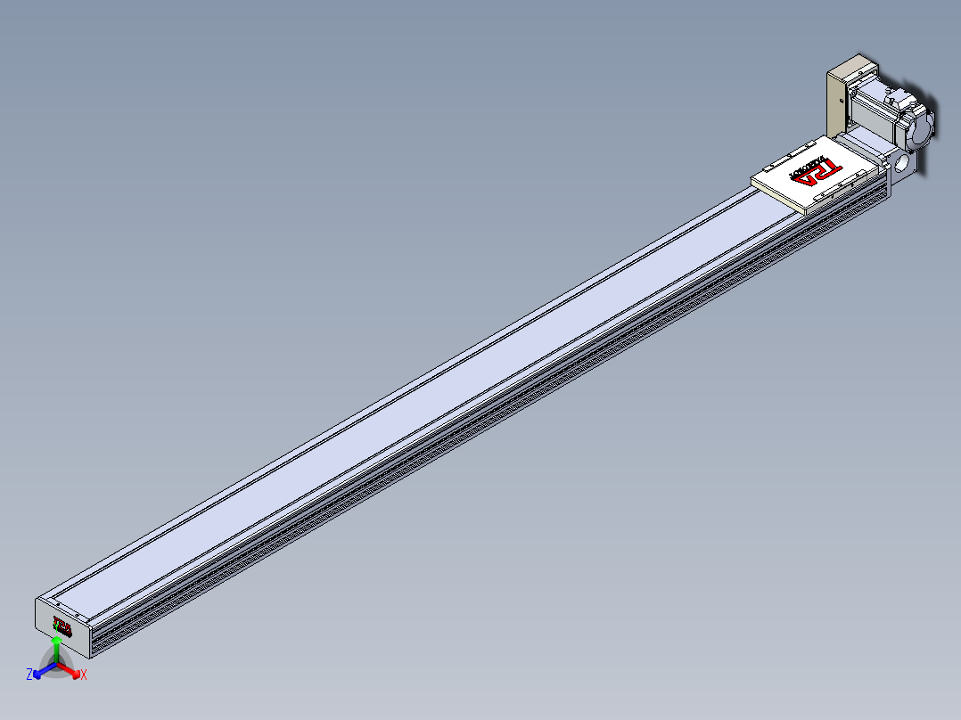 同步带全封闭直线模组TPA-HCB-110D-90-L1400-RU-Y-P40-N3