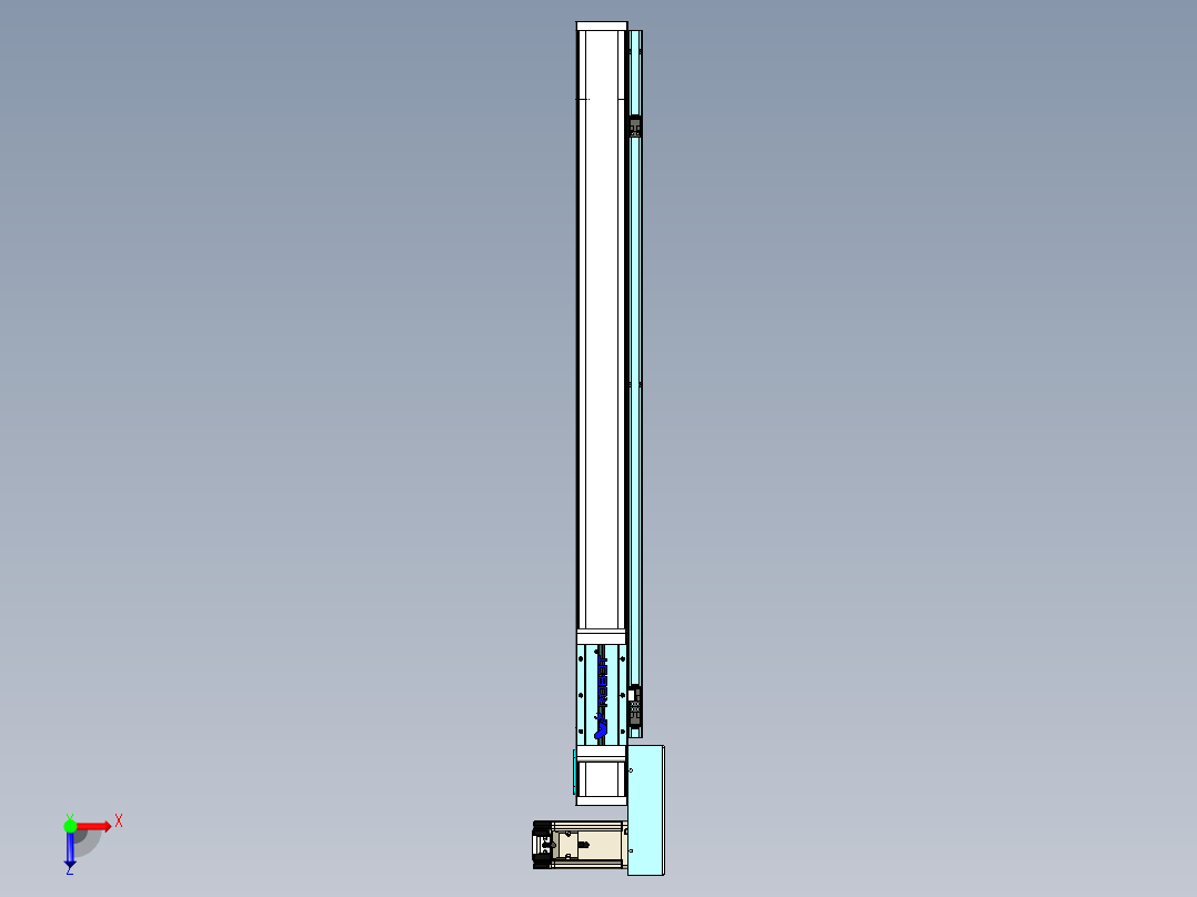 欧规系列-LB6A-L65-S700-BL-ZP40-C3俯视图