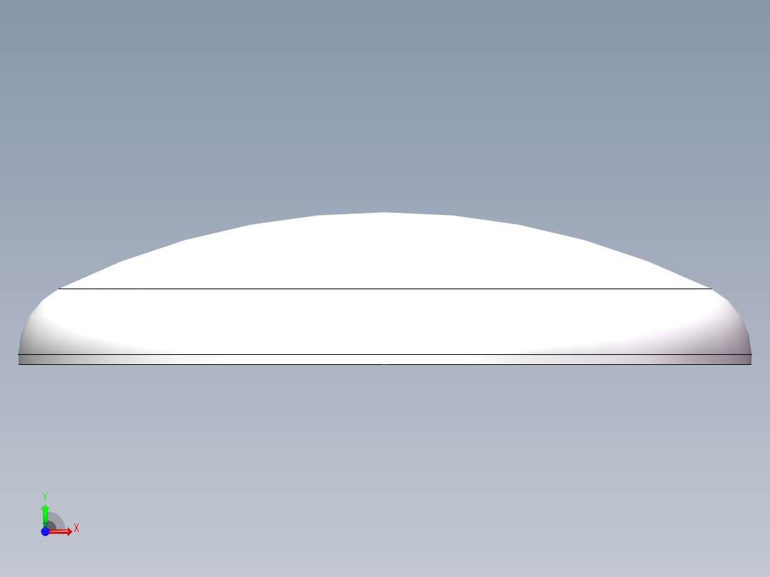 THB碟形封头DN1800前视图