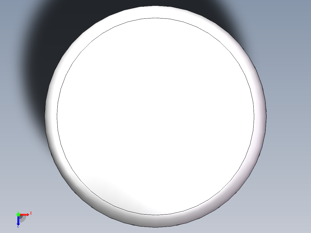 THB碟形封头DN1800俯视图