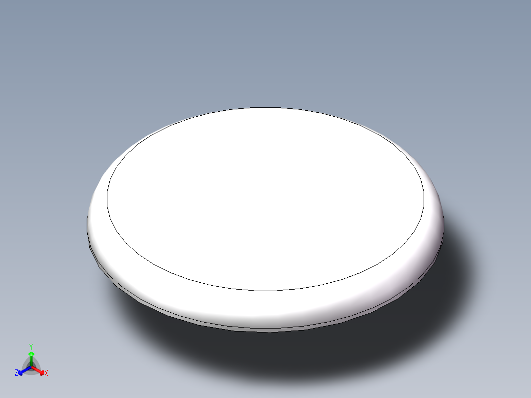 THB碟形封头DN1800正等轴测图