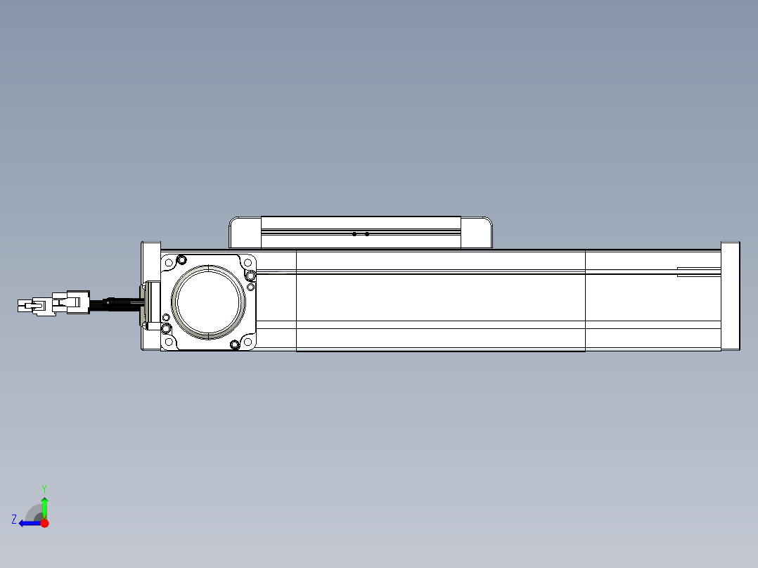 威洛博LB.GB同步带传动--欧规系列LB6A-L130-S100-BL右视图
