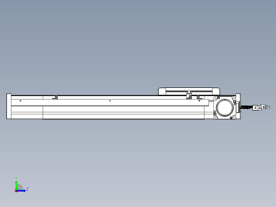 威洛博LB.GB同步带传动--欧规系列LB6A-L130-S350-BR左视图