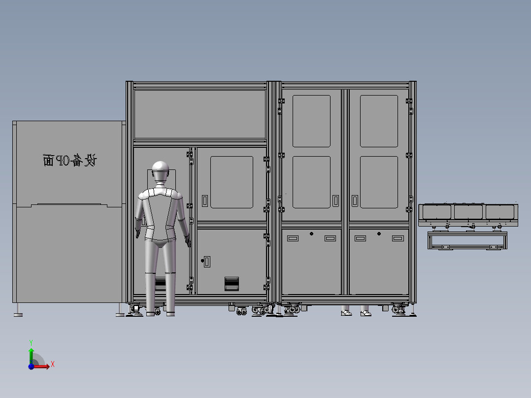 液晶面板BUFFER设备sw18前视图
