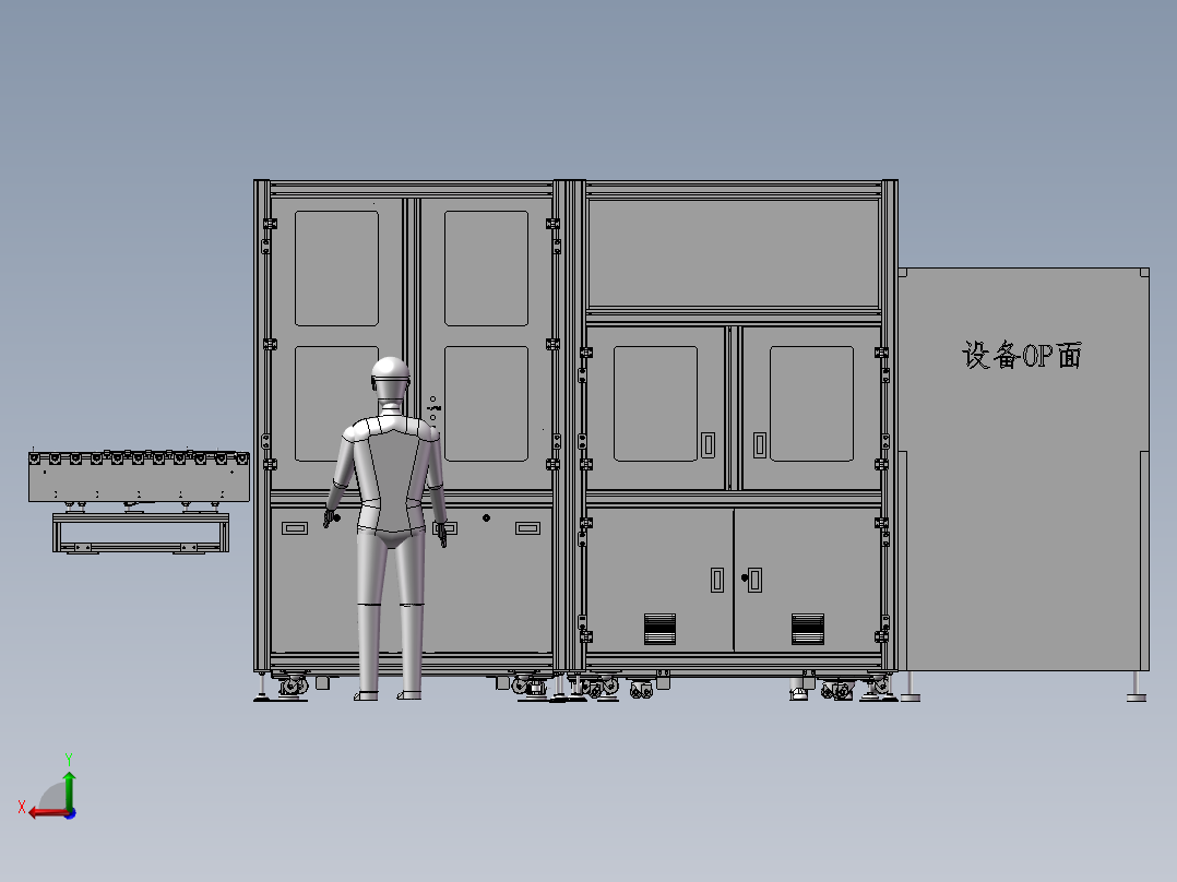 液晶面板BUFFER设备sw18后视图