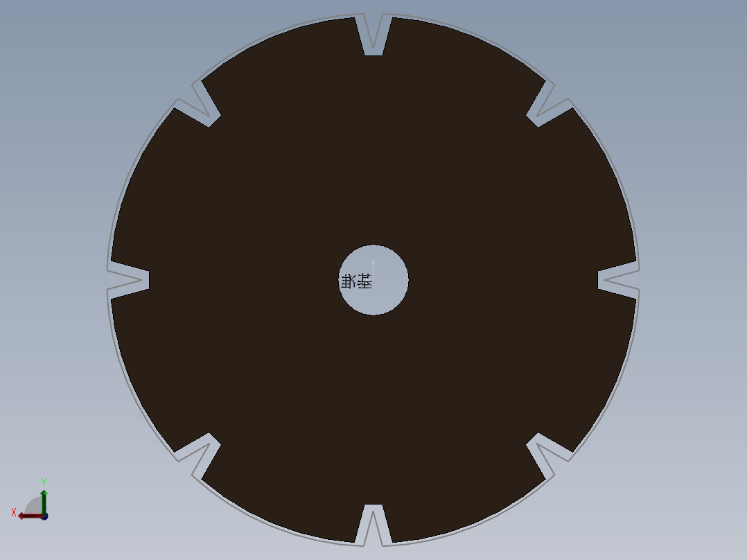 S1 回转盘后视图