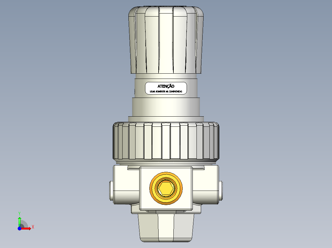 压力调节器减压阀前视图