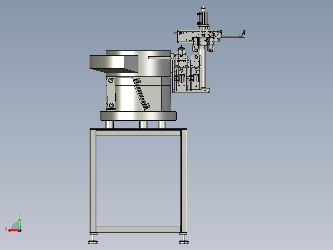 异形圆柱体产品上料（26-31）后视图