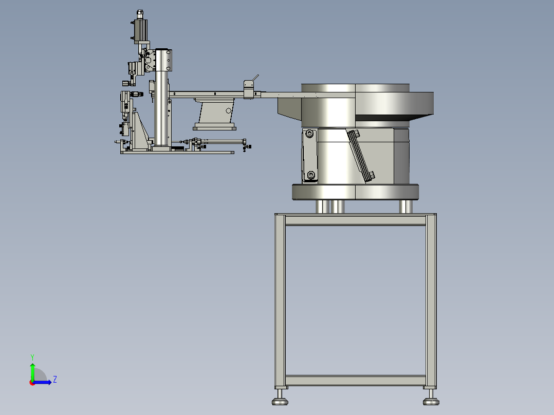 异形圆柱体产品上料（26-31）左视图