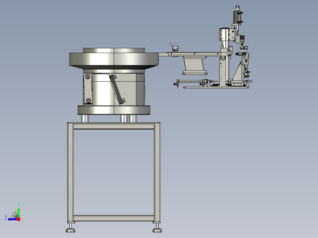 异形圆柱体产品上料（26-31）右视图