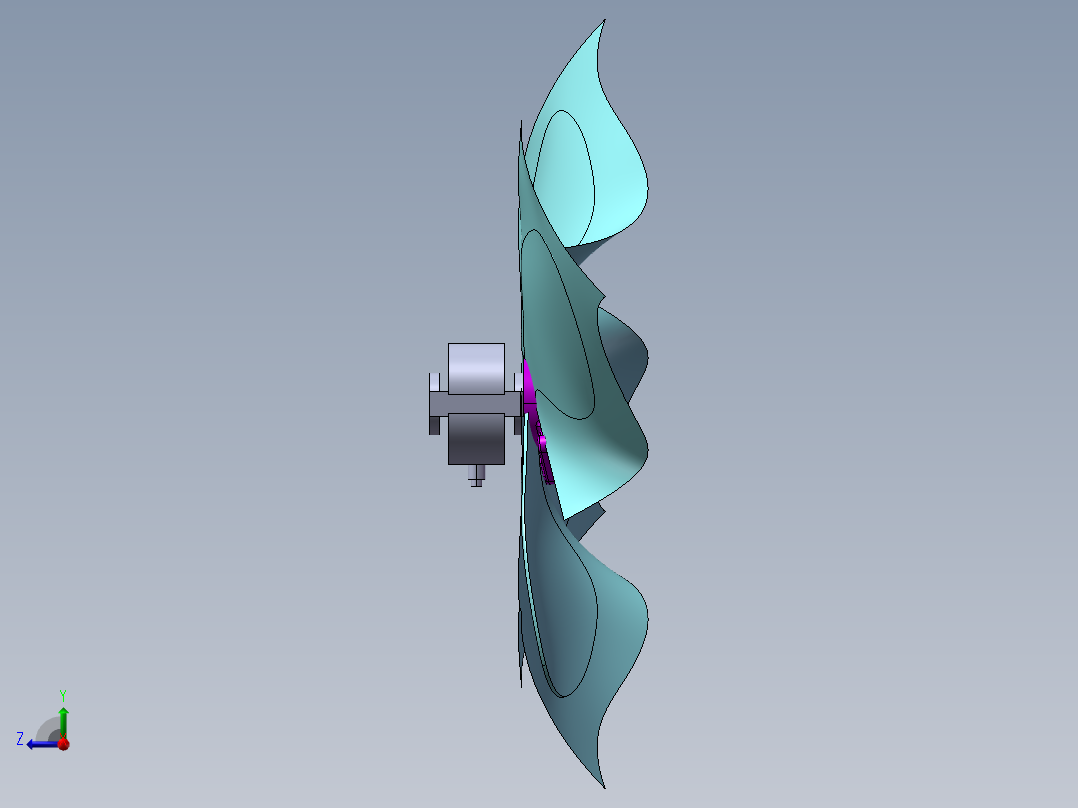 除湿系统整体图右视图