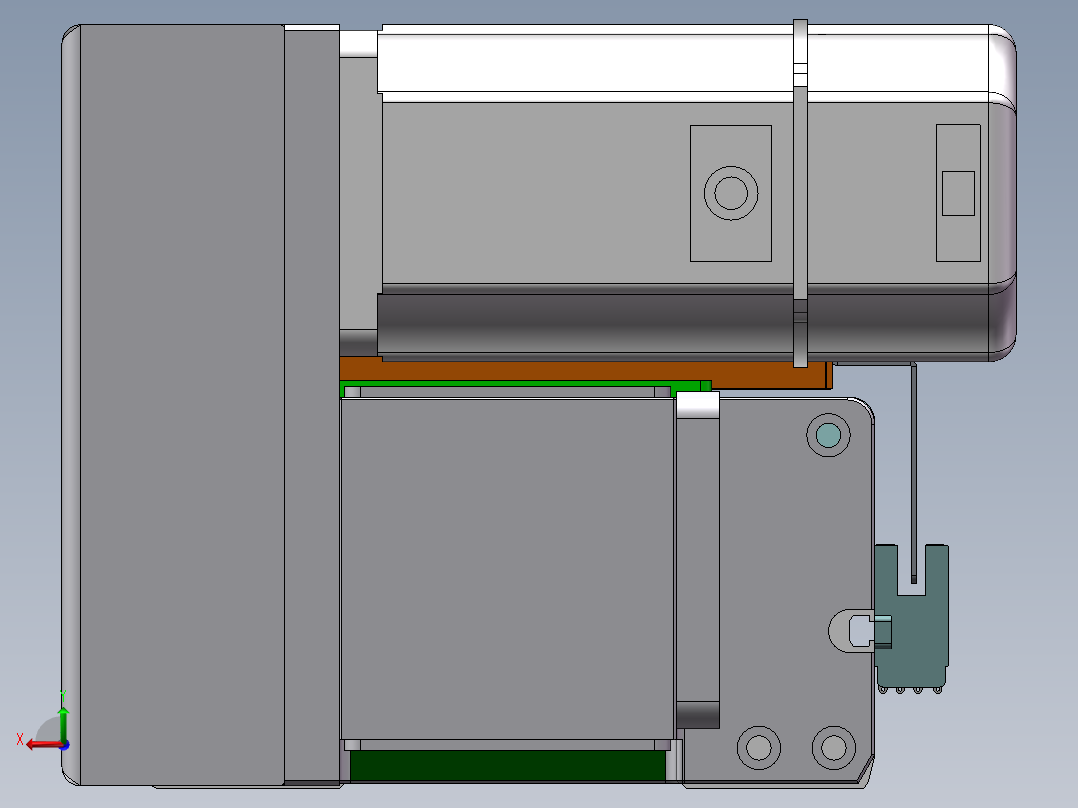 MCB同步带全封闭MCB14-LU-200W后视图