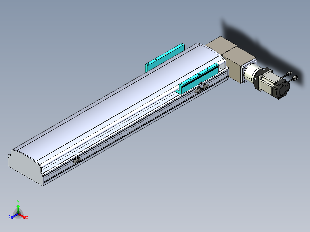 同步带滑台-半封闭B22-L100-C-S750-R-P75-D3-N5