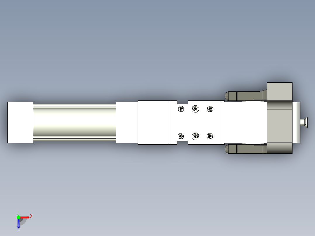 德克斯TUNKERS气缸数模V_50_1_A11_T12_135_GRAD_TUENKERS俯视图