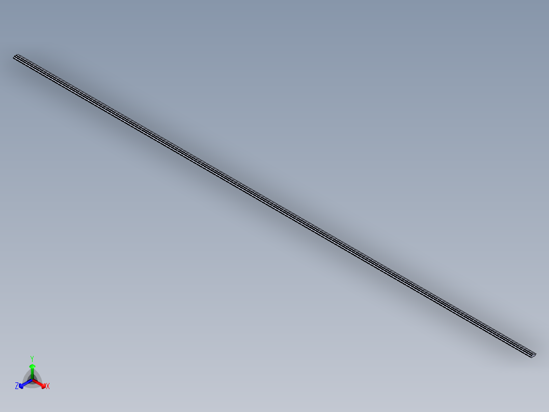 型材-BR 8 SLOT SLIDE BLOCK PROFILE KJN510078.STEP正等轴测图