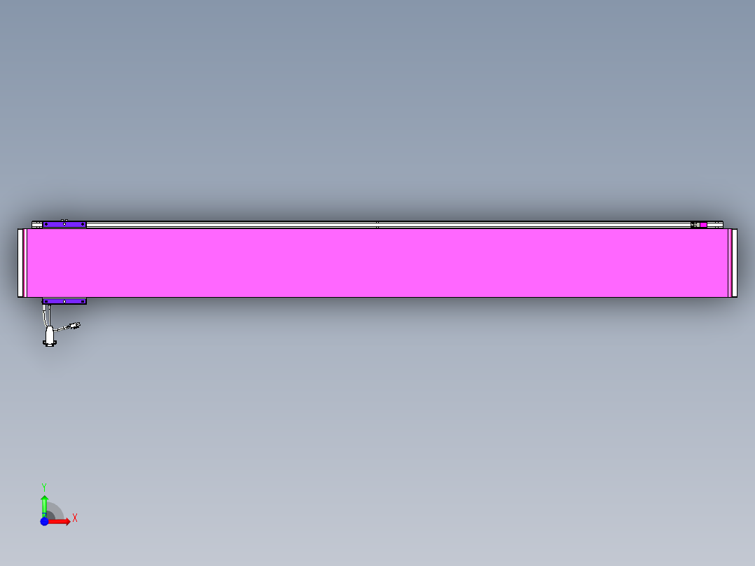 威洛博VL系列3d模型模组VL17E1Y-S1550前视图