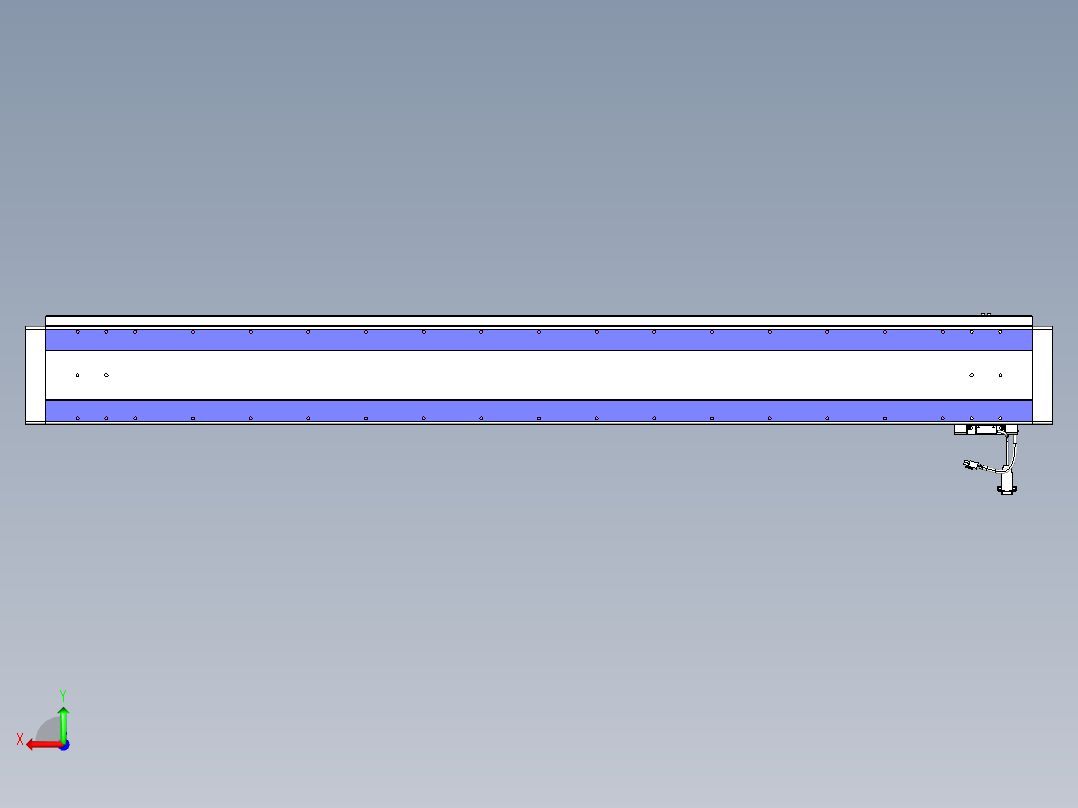 威洛博VL系列3d模型模组VL17E1Y-S1550后视图