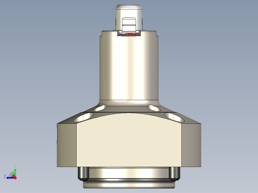 KOSMEKSFA2000-M1A-120-H60多系列多零件图纸模型多系列多零件图纸模型右视图