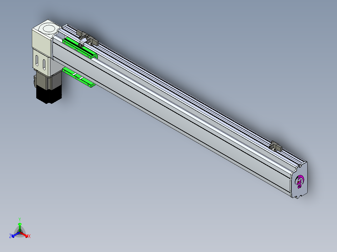 同步带滑台-半封闭B10-L90-S700-L-P40-D3