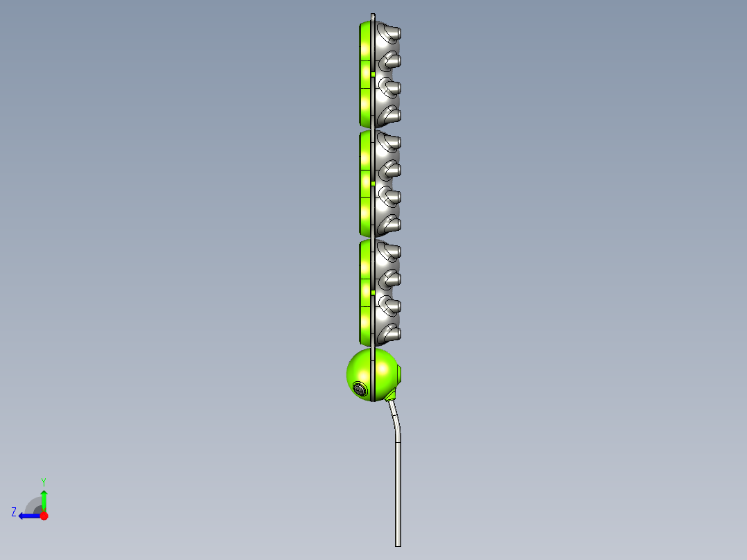 芋虫创意插座 STP右视图