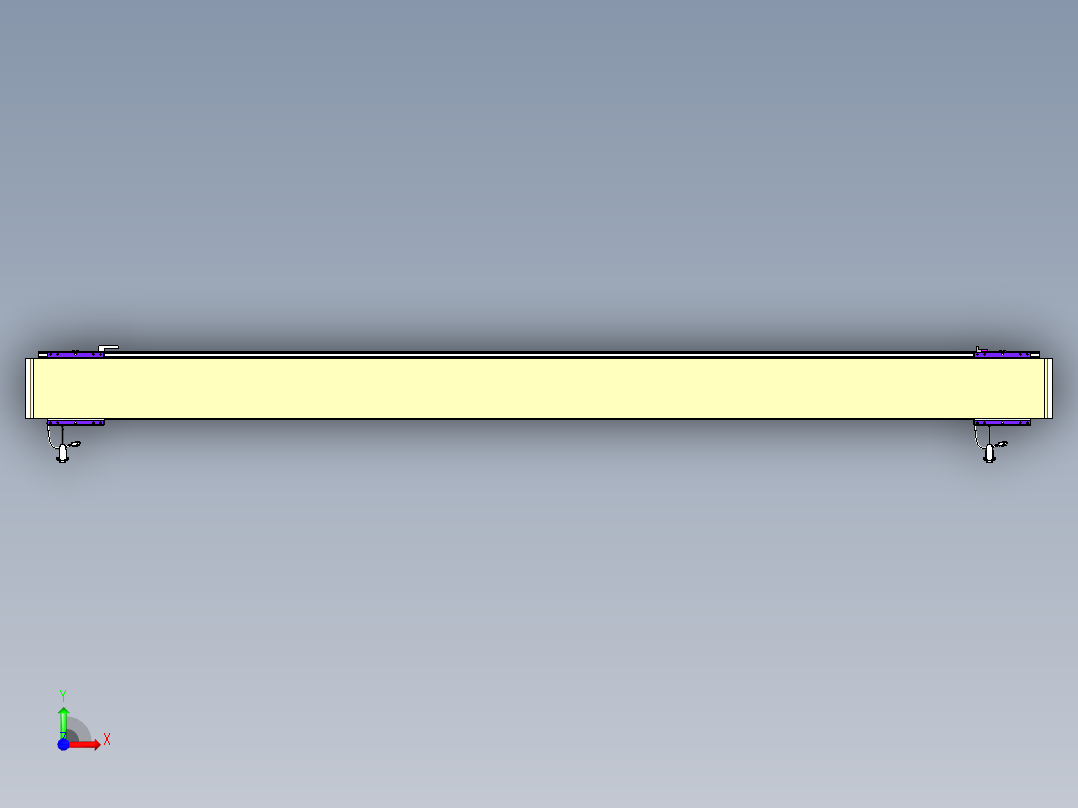 威洛博VL系列直线电机模组-2VL17E2-S2400前视图