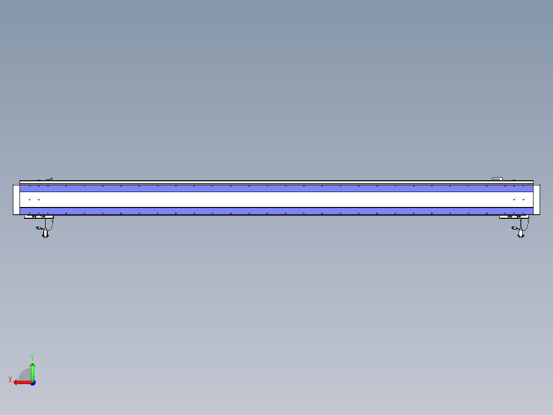 威洛博VL系列直线电机模组-2VL17E2-S2400后视图