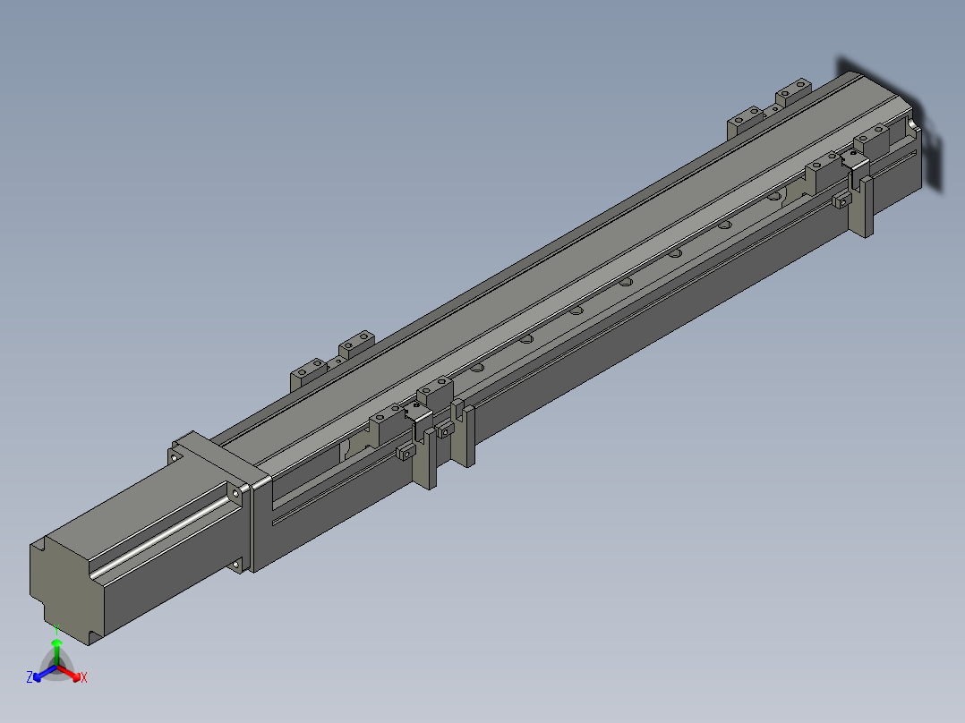 直线模组LHA6-S350-M-200W(16丝杆)设计图纸
