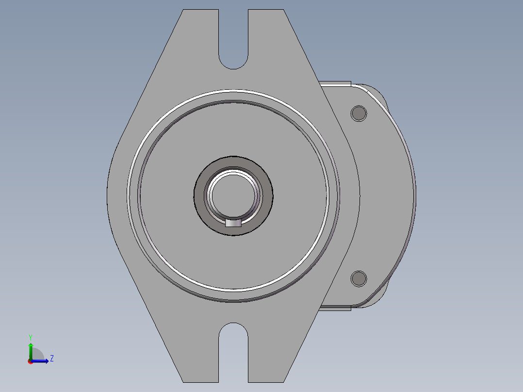 齿轮马达左视图