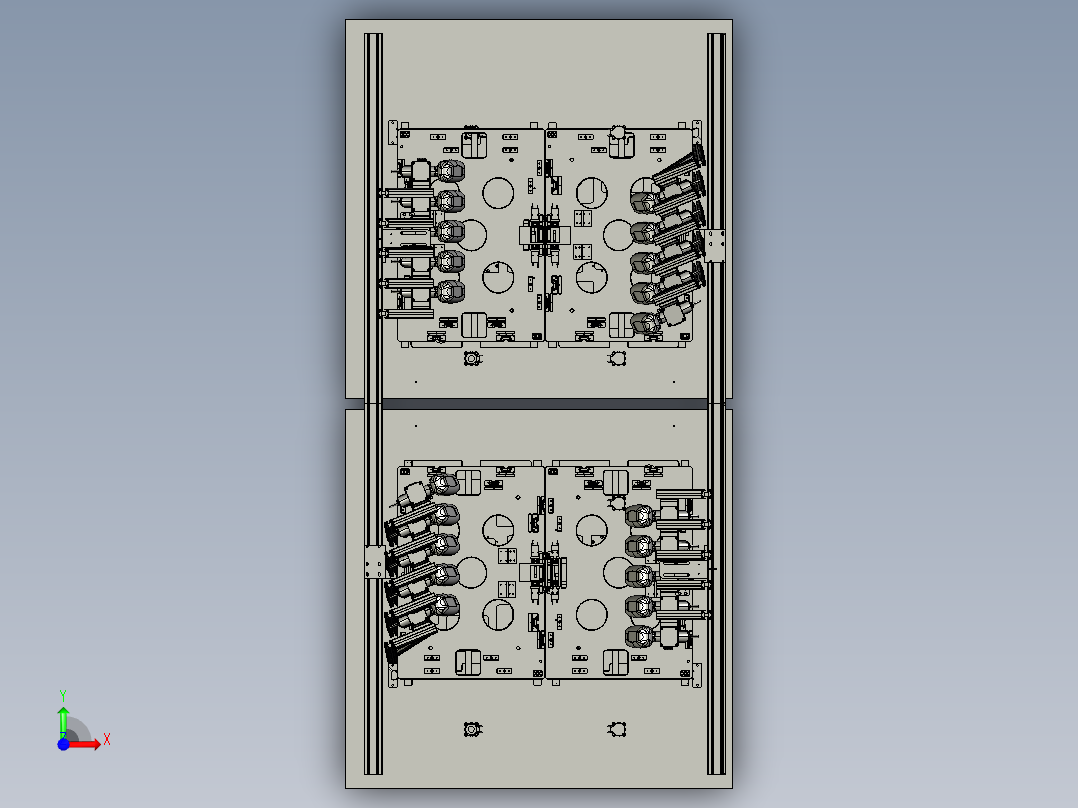 扫描枪模组品质检验设备前视图
