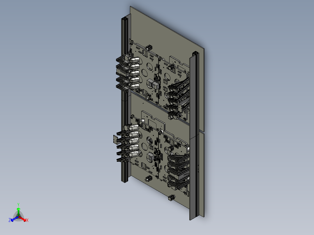扫描枪模组品质检验设备正等轴测图