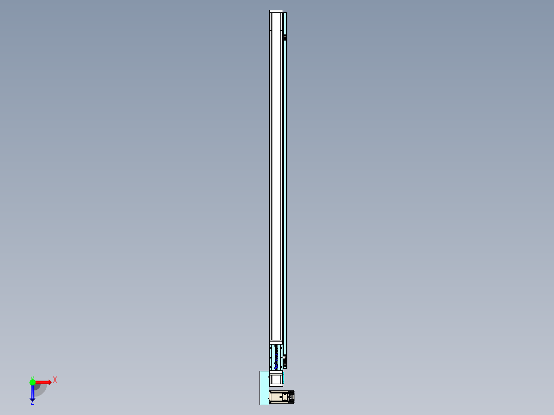 欧规系列-LB6A-L65-S1500-BR-ZP40-C3俯视图
