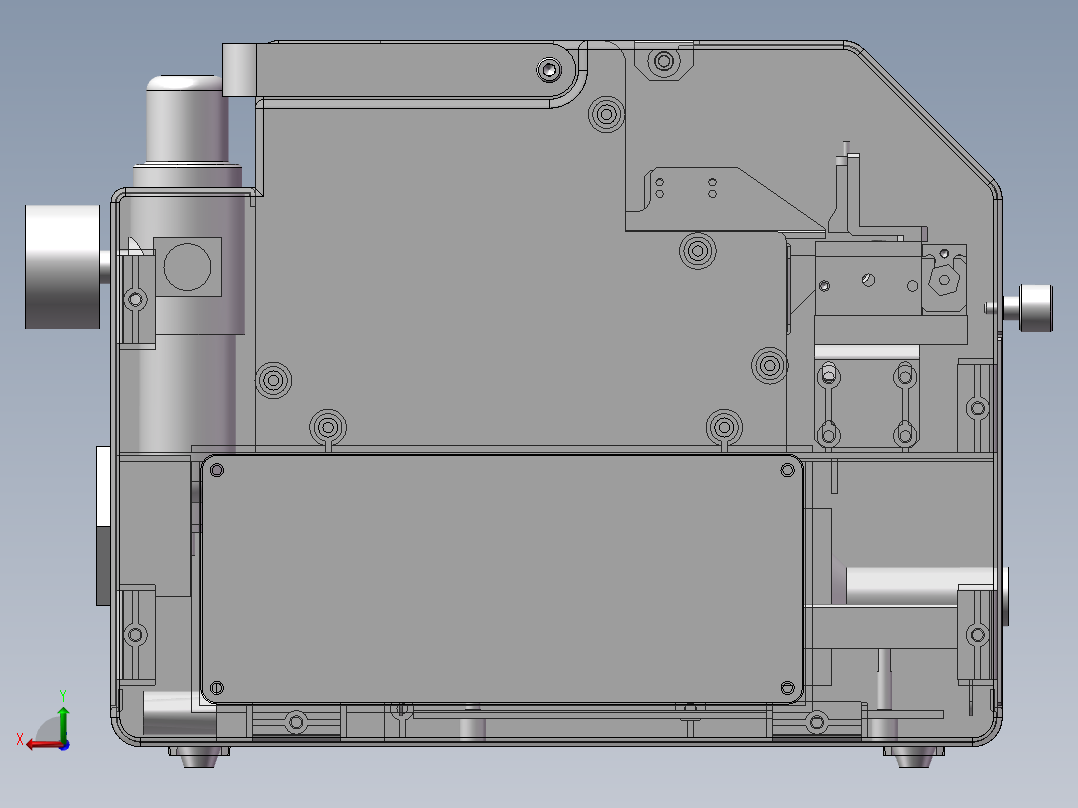 M3微型单分螺丝机后视图