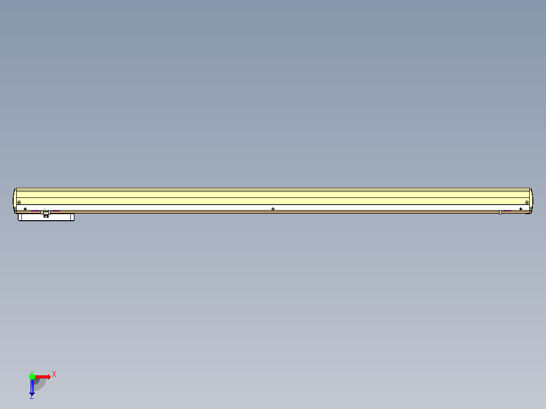威洛博LC系列3d模型模组LC17E1Y-S1300俯视图
