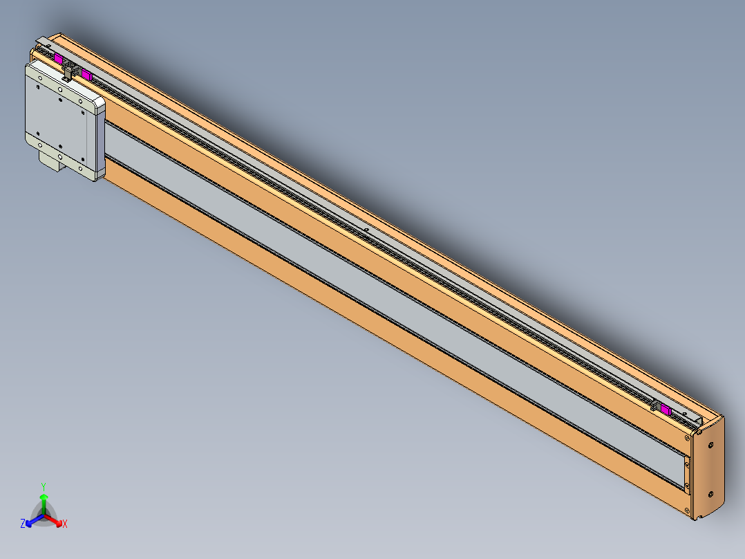 威洛博LC系列3d模型模组LC17E1Y-S1300正等轴测图